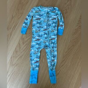 Posh Peanut Airplane Print Pajamas 12-18M